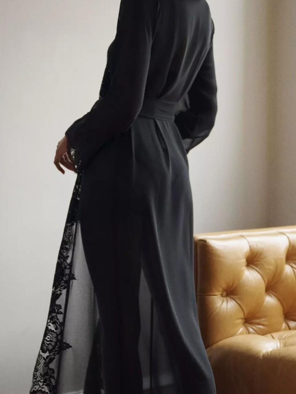 Sheer Lace Robe - Picture 2 of 2